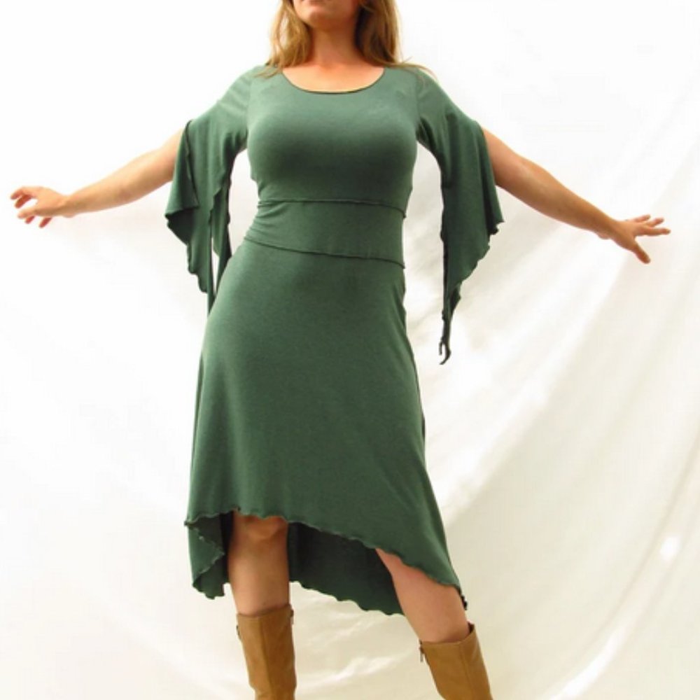 Organic Cotton Forest Elf dress